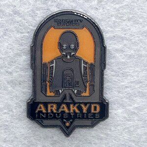 🔮 5/$25 Disney Star Wars Galaxy's Edge Droid Depot K-2SO Arakyd Industries Pin‎